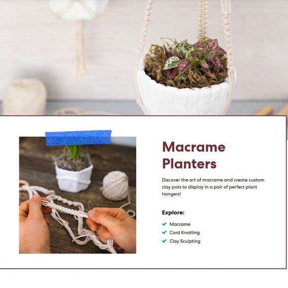 NEW KiwiCo | Macrame Planters - Picture 6 of 8